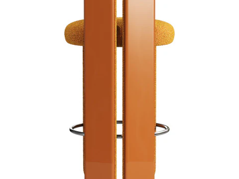Royal stranger glazy bar stool 3D Model