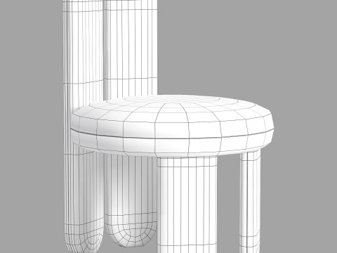 Royal stranger glazy chair Modelo 3D