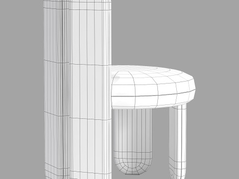 Royal stranger glazy chair Modelo 3D