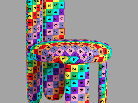 Royal stranger glazy chair Modelo 3D