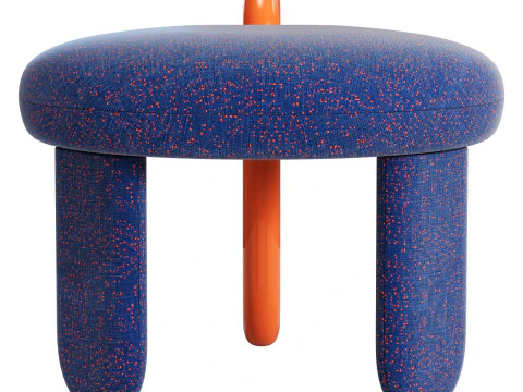 Royal stranger glazy stool 3D Model
