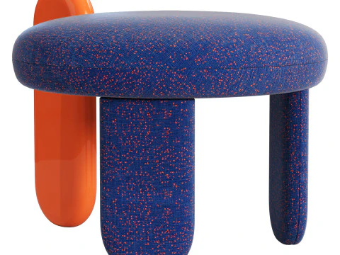 Royal stranger glazy stool 3D Model