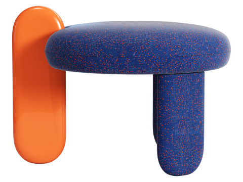 Royal stranger glazy stool 3Dモデル