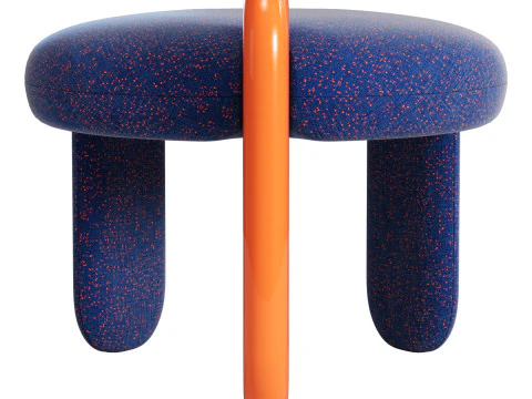 Royal stranger glazy stool 3D Model