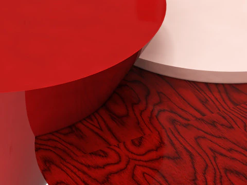 Meja kopi sorbet orang asing kerajaan Model 3D