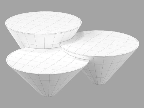 Meja kopi sorbet orang asing kerajaan Model 3D