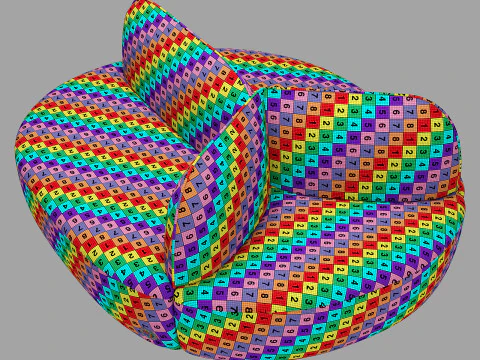 Скамейка Sancal la Isla 3D Модель