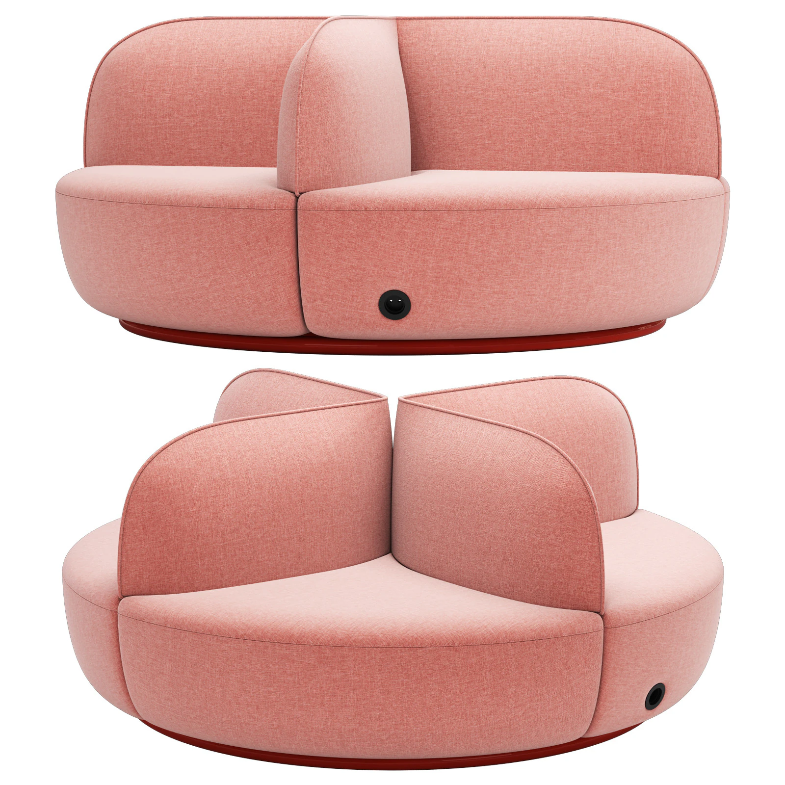 Sancal la isla ラウンドソファ 3Dモデル .c4d .max .obj .3ds .fbx .stl .blend 