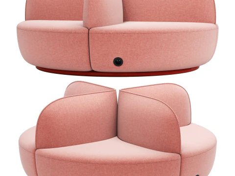 Sancal la isla round sofa 3D Model
