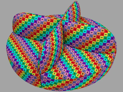 Sancal la isla ラウンドソファ 3Dモデル