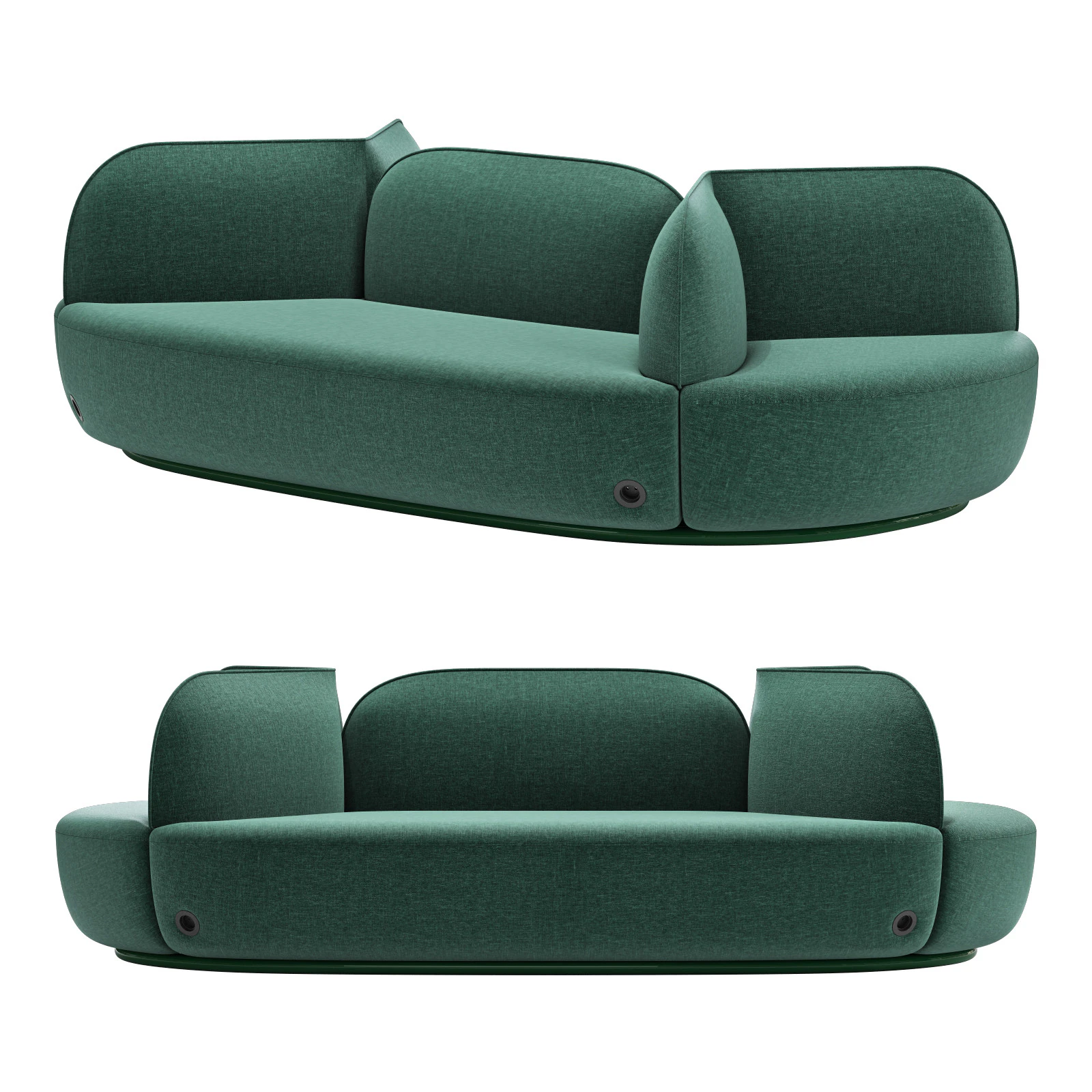 Sancal la isla sofa 3D Model .c4d .max .obj .3ds .fbx .stl .blend
