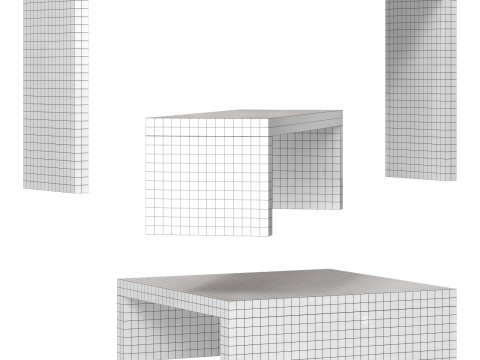 Zanotta quaderna 3Dモデル