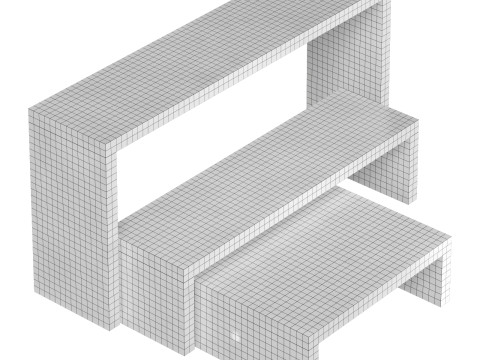 Zanotta quaderna 3Dモデル