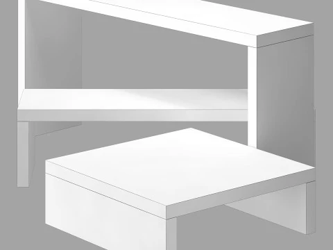Zanotta quaderna 3D Model