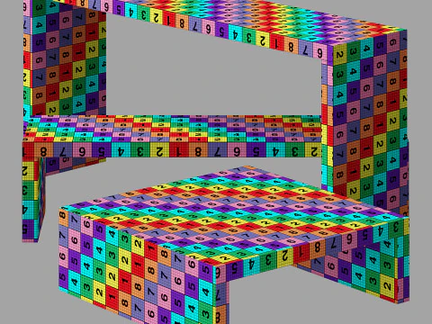 Zanotta quaderna 3D Model