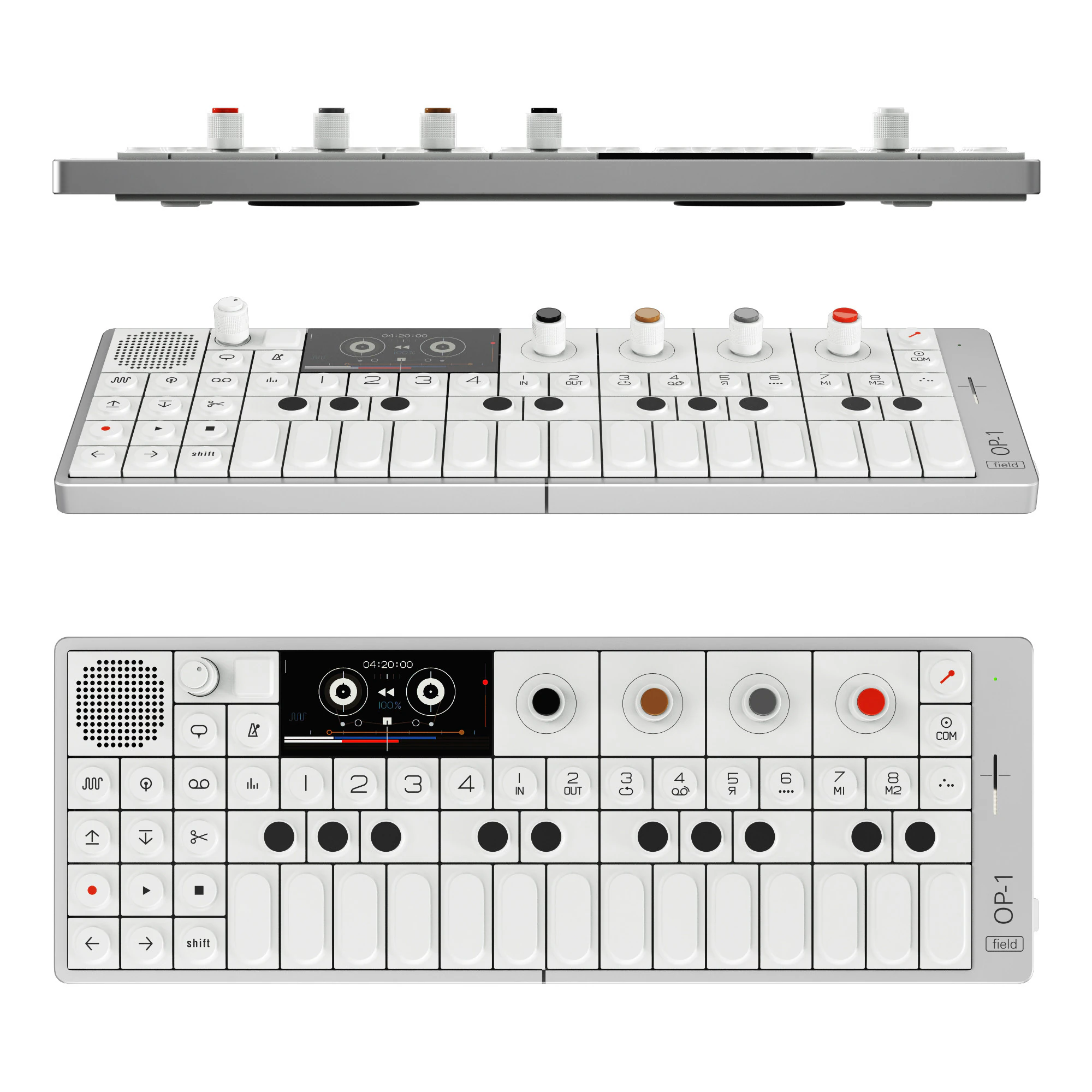 Teenage engineering OP-1 3D Model .c4d .max .obj .3ds .fbx .stl .blend