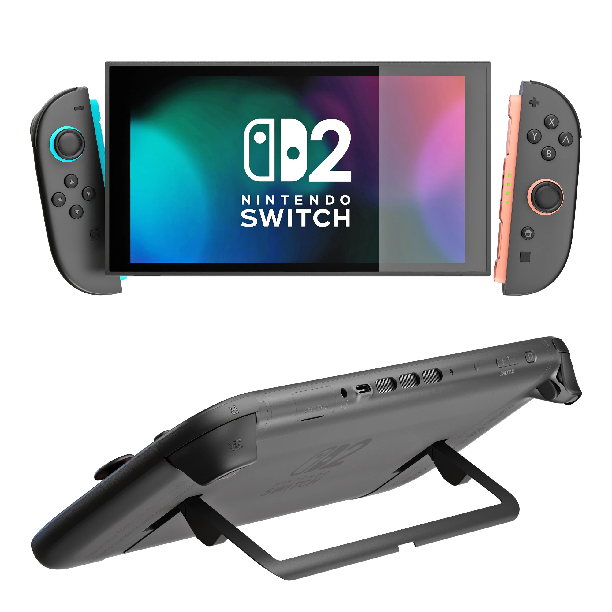 Nintendo Switch2 Modello 3D .c4d .max .obj .3ds .fbx .stl .blend