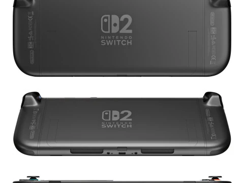 Nintendo Switch2 Modello 3D