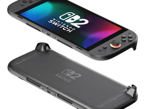 Nintendo Switch2 Modello 3D