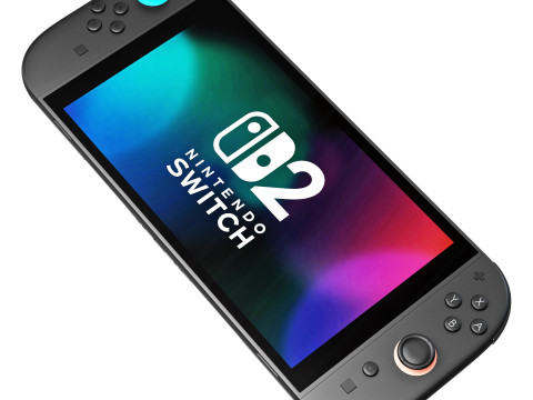 Nintendo switch 2 Modello 3D
