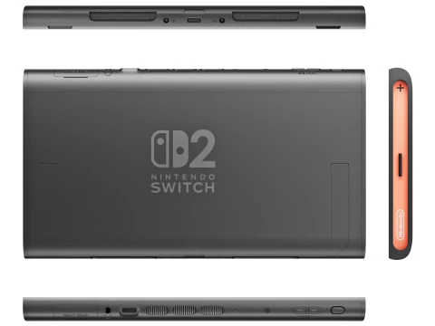 Nintendo Switch2 Modello 3D
