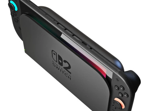 Nintendo Switch2 Modello 3D