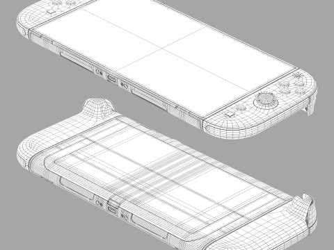 Nintendo switch 2 Modello 3D