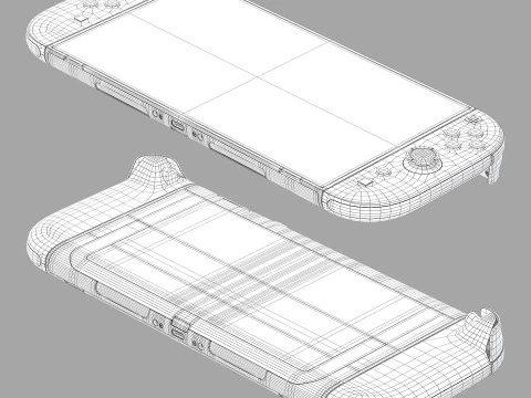 Nintendo Switch2 Modello 3D