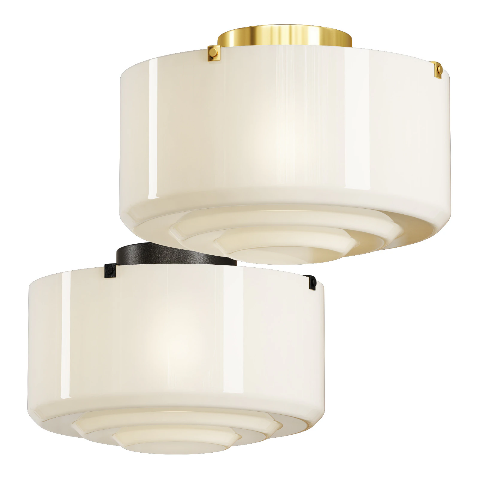 CB2 lenon ceiling lamp 3D Model .c4d .max .obj .3ds .fbx .stl .blend 