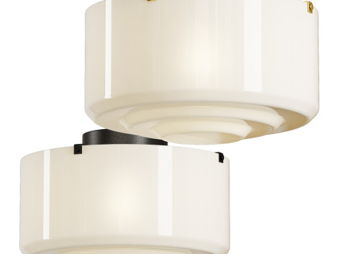 CB2 lenon ceiling lamp 3D मॉडल