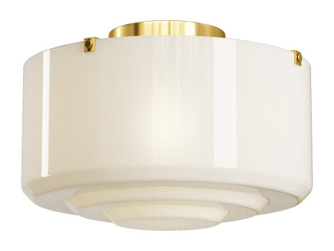 CB2 lenon ceiling lamp 3D 모델