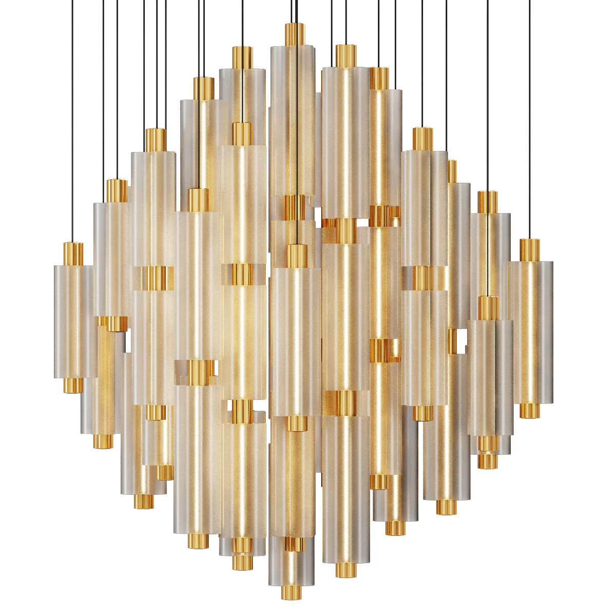 Rakumba Metropol Pendant Lamp 3D Model .c4d .max .obj .3ds .fbx .stl .blend 