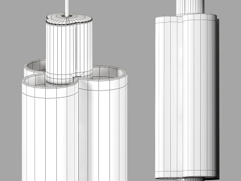 Rakumba Metropol Pendant Lamp 3D Model