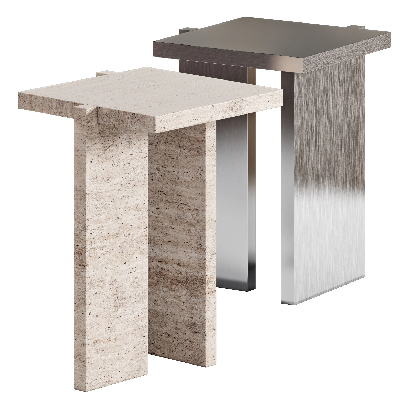 Yet Design Studio Dolmen Side Table 3D Model .c4d .max .obj .3ds .fbx .stl .blend 