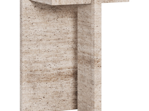 Yet Design Studio Dolmen Side Table 3D मॉडल