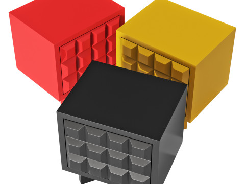 Yet Design Studio Karo Nightstand Modelo 3D
