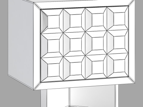 Yet Design Studio Karo Nightstand Modelo 3D