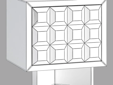 Yet Design Studio Karo Nightstand 3D Model