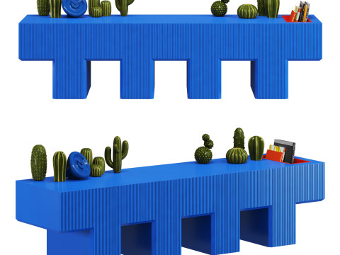 Yet Design Studio Lego Bench Model 3D