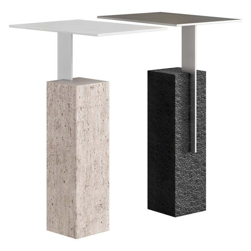 Yet Design Studio Mono Side Table 3D 模型 .c4d .max .obj .3ds .fbx .stl .blend