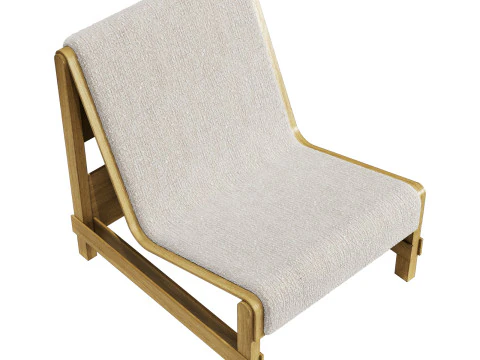 Yet Design Studio Ripple Armchair 3D Model