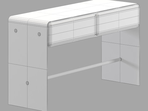 Yet Design Studio Tombul Desk 3Dモデル