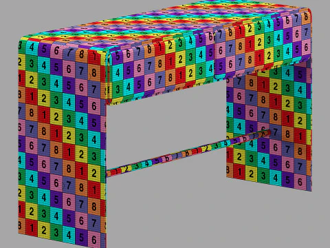 Yet Design Studio Tombul Desk 3D Model