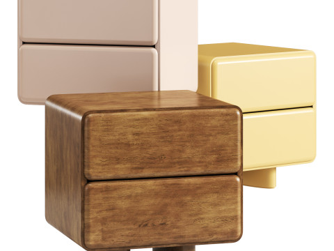 Yet Design Studio Tombul Nightstand 3D Модель