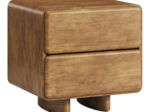 Yet Design Studio Tombul Nightstand 3D Model