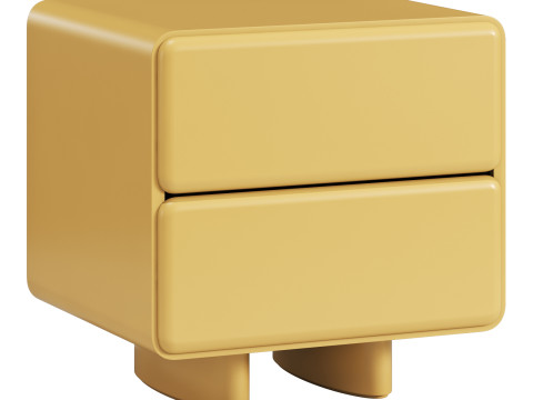 Yet Design Studio Tombul Nightstand Model 3D