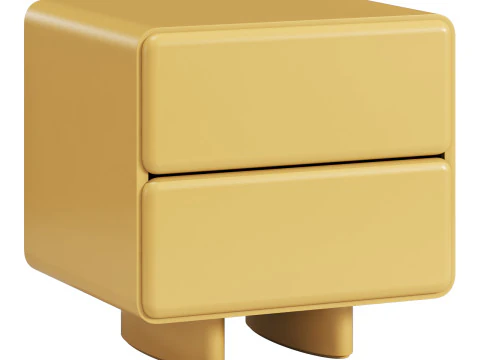 Yet Design Studio Tombul Nightstand 3D Model