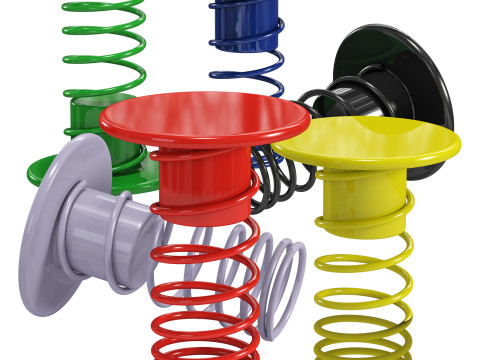 Yet Design Studio Twist Stool 3D Model