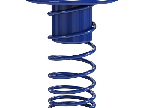 Yet Design Studio Twist Stool 3D Model