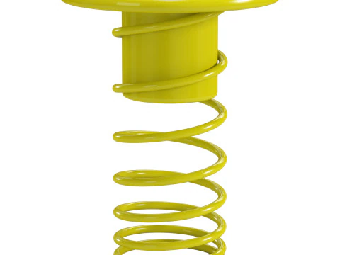 Yet Design Studio Twist Stool 3D Model